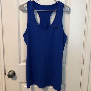 FILA Women’s Royal Blue Racerback Tank Top